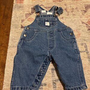 Baby Denim Overalls | 3–6 Months | Excellent Condition